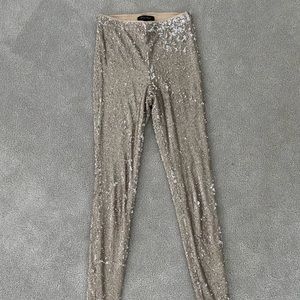 Sequin skinny pants